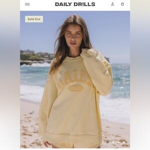 Daily Drills Aussie Collection!!!! Oversized daily crew.